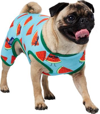 Show full view: Frisco Summer Watermelon Print Dog & Cat Jersey PJs, Small slide 2 of 11