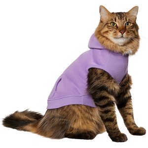 Frisco Basic Dog & Cat Hoodie, English Lavender, X-Small