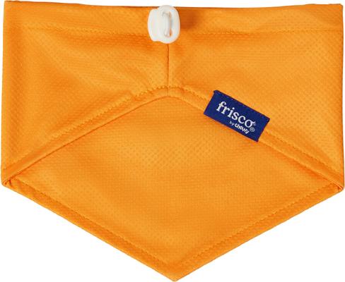 Show full view: Frisco Summer Cooling Pullover Dog Gaitor, Orange, X-Small/Small slide 4 of 11