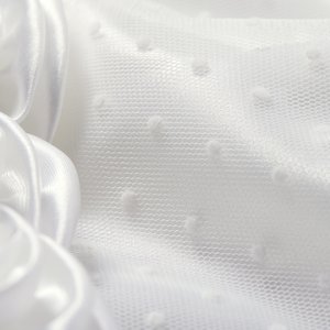 Frisco Rosette and Tulle Dog & Cat Wedding Dress, Small