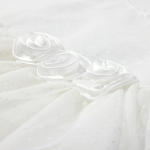 Frisco Rosette and Tulle Dog & Cat Wedding Dress, Small