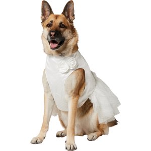 Frisco Rosette and Tulle Dog & Cat Wedding Dress, XX-Large