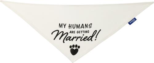 Show full view: Frisco My Humans are Getting Married Dog & Cat Bandana, XXX-Large slide 3 of 9