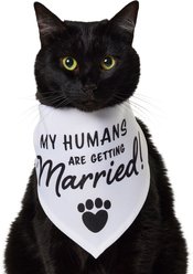 Frisco My Humans are Getting Married Dog & Cat Bandana, X-Small/Small