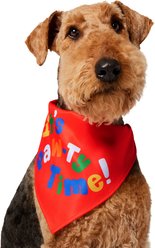 Frisco It's Paw-ty Time Birthday Dog & Cat Bandana, X-Large/XX-Large