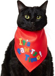Frisco It's Paw-ty Time Birthday Dog & Cat Bandana, X-Small/Small