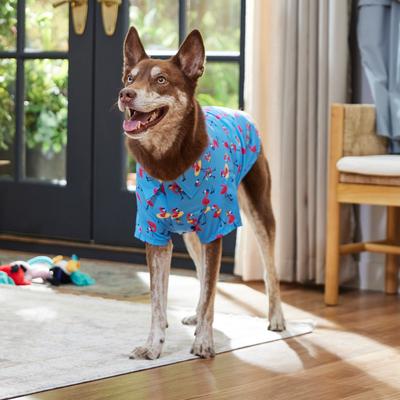 Show full view: Frisco Summer Flamingo Dog & Cat Polo Camp Shirt, X-Large slide 7 of 11