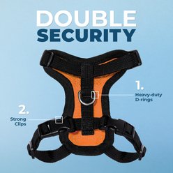 Best Pet Supplies Voyager Step-in Air Dog & Cat Harness, Orange with Black Trim, XXX-Small slide 2 of 7