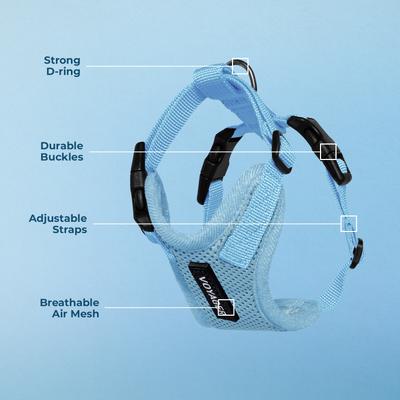 Show full view: Best Pet Supplies Voyager Step-in Air Dog & Cat Harness, Baby Blue, Medium slide 3 of 9