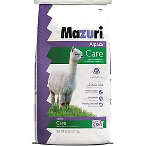 Mazuri Alpaca Care Crumbles Alpaca Food, 40-lb bag