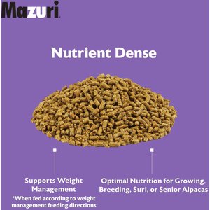 Mazuri Alpaca Complete Life Alpaca Food, 40-lb bag