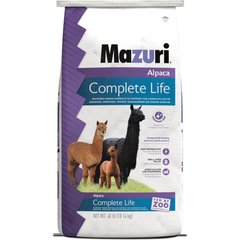Mazuri Alpaca Complete Life Alpaca Food, 40-lb bag