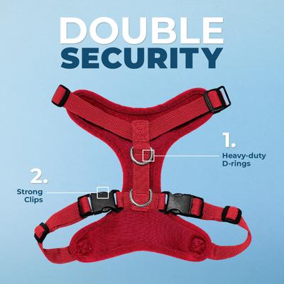 Show full view: Best Pet Supplies Voyager Step-in Air Dog & Cat Harness, Red, Large slide 2 of 9