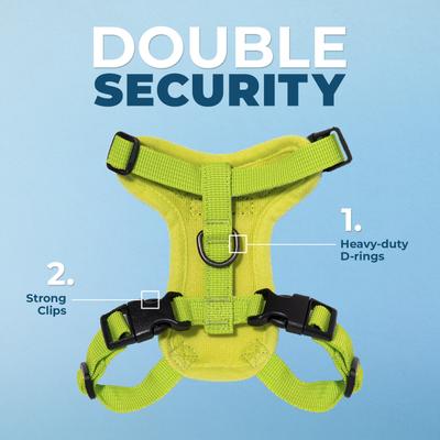 Show full view: Best Pet Supplies Voyager Step-in Air Dog & Cat Harness, Lime Green, XXX-Small slide 2 of 8