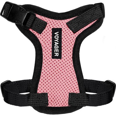 Best Pet Supplies Best Pet Supplies Voyager Step-in Air Dog & Cat Harness, Pink with Black Trim, XX-Small