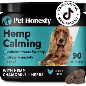 PetHonesty Calming Hemp Dog Chews, 90 count