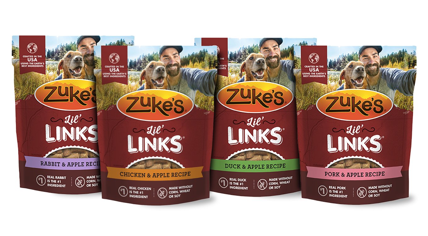 Zuke's Lil' Links Chicken & Apple Recipe Grain-Free Dog Treats