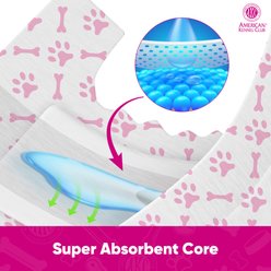 Dr. Pol Disposable Wetness Indicator Female Dog Diapers, 50 count, Medium: 15 to 23-in waist slide 2 of 9