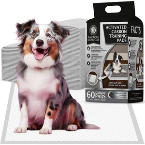 American Kennel Club Charcoal Puppy Training Pads, 22 x 22-in, 60 count