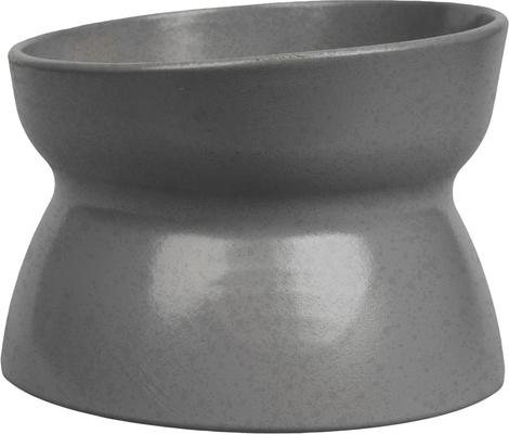 Show full view: Kitty City Slow-Feed Elevated Cat Bowls, White & Grey, 10-oz, 2 count slide 4 of 9