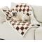 Show in main carousel: Lesure Waterproof Calming Double-Sided Jacquard Shag & Soft Sherpa Fleece Furniture Protector Dog & Cat Blanket, Brown, Medium slide 1 of 8
