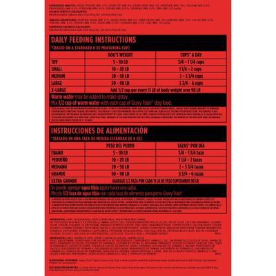 Show full view: Gravy Train Beefy Classic Dry Dog Food, 35-lb bag slide 10 of 11