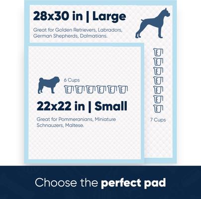 Show full view: American Kennel Club Extra Large Dog Training Pads, 28 x 30-in, Fresh Scented, 50 count slide 8 of 10