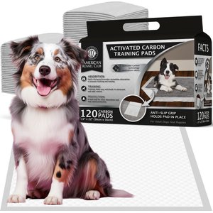 American Kennel Club Charcoal Puppy Training Pads, 22 x 22-in, 120 count