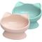 Show in main carousel: Kitty City Cat Ear Elevated Cat Bowls, Pink & Teal Blue, 6.5-oz, 2 count slide 1 of 12