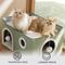 Show in main carousel: Bedsure Cat Cave with Fluffy Ball & Scratch Pad Plush Sherpa Foldable Cat House, Widen, Green slide 5 of 7