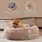 Show in main carousel: Bedsure Calming Fluffy Plush Faux Fur Orthopedic Anti-Slip Donut Dog & Cat Bed, Camel, Small Plus slide 3 of 10