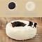 Show in main carousel: Bedsure Calming Fluffy Plush Faux Fur Orthopedic Anti-Slip Donut Dog & Cat Bed, Cream, Large slide 3 of 8