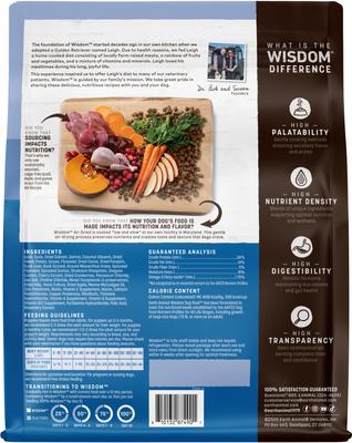 Show full view: Earth Animal Wisdom Air-Dried From the Air Recipe with Quail, Duck, & Goose Premium Natural Dog Food, 32-oz bag slide 3 of 11