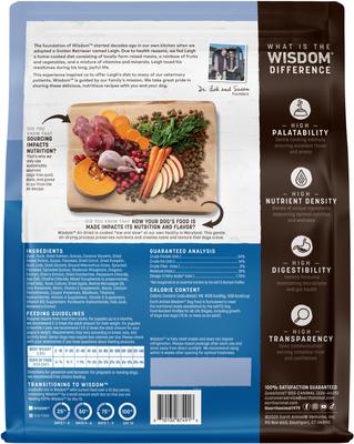 Show full view: Earth Animal Wisdom Air-Dried From the Air Recipe with Quail, Duck, & Goose Premium Natural Dog Food, 128-oz bag slide 3 of 11