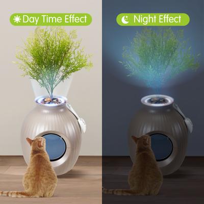 Show full view: PXZEE Plant Cat Litter Box Enclosure slide 8 of 9