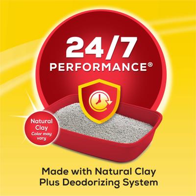 Show full view: Tidy Cats 24/7 Performance Scented Clumping Clay Litter + Cat Chow Indoor Hairball & Healthy Weight Dry Cat Food, 20-lb bag slide 9 of 9
