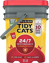 Tidy Cats 24/7 Performance Odor Control Scented Clumping Cat Litter, 35-lb pail