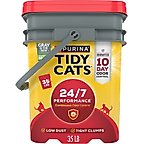 Tidy Cats 24/7 Performance Odor Control Scented Clumping Cat Litter, 35-lb pail