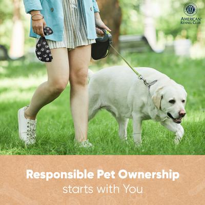 Show full view: American Kennel Club Extra Thick Leak Proof Pet Waste Bags Refill Rolls, Fresh Scent, 240 count, Black slide 5 of 6