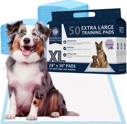 American Kennel Club Extra Large Dog Training Pads, 28 x 30-in, Lavender Scented, 50 count