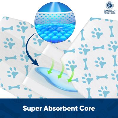 Show full view: American Kennel Club Disposable Male Dog Wraps with Wetness Indicator, 50 count, Small slide 5 of 10