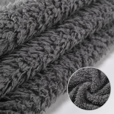 Show full view: Allisandro Ultra Soft Fluffy Sherpa Cat & Dog Blanket, Grey, 60 x 50-in slide 6 of 8