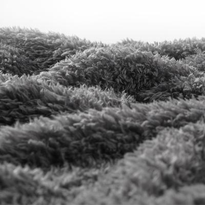 Show full view: Allisandro Ultra Soft Fluffy Sherpa Cat & Dog Blanket, Grey, 60 x 50-in slide 5 of 8