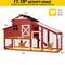 Show in main carousel: Aivituvin AIR32-R Wooden Chicken Coop, 2 to 3 Chicken Capacity slide 7 of 9
