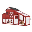 Aivituvin AIR32-R Wooden Chicken Coop, 2 to 3 Chicken Capacity