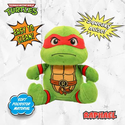 Show full view: Teenage Mutant Ninja Turtles Squeaky Rafael Dog Plush Toy slide 2 of 8