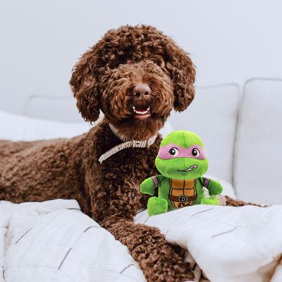 Show full view: Teenage Mutant Ninja Turtles Squeaky Donatello Dog Plush Toy slide 4 of 9