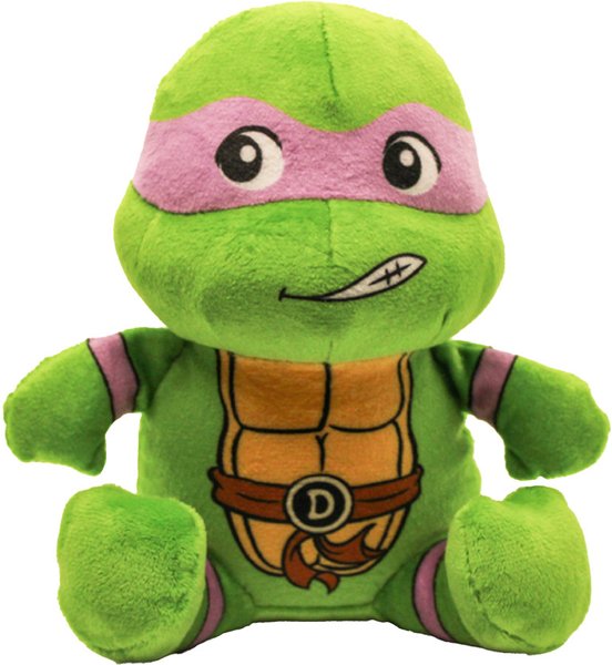 Show full view: Teenage Mutant Ninja Turtles Squeaky Donatello Dog Plush Toy slide 1 of 7