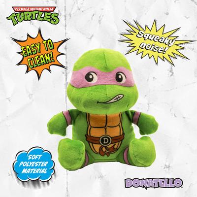 Show full view: Teenage Mutant Ninja Turtles Squeaky Donatello Dog Plush Toy slide 3 of 9
