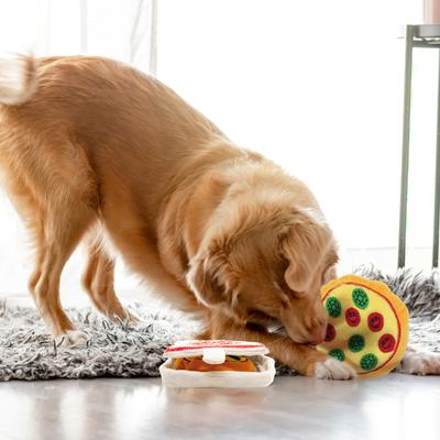 Show full view: Teenage Mutant Ninja Turtles Squeaky Nesting Pizza Dog Toy slide 3 of 8